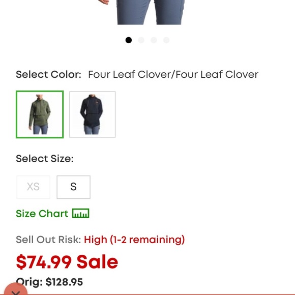 Women’s north face tekno ridge pullover - Picture 2 of 5